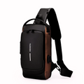 Bolsa Mochila Anti Furto Tiracolo Pochete Transversal Ombro Anti-roubo Usb