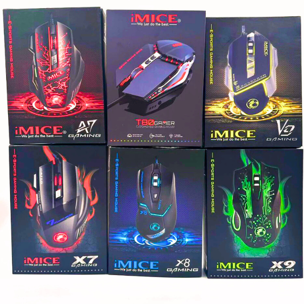 Mouses Games X8 led RGB 3200 dpi Confortavel Ergonomico Cabo Reforçado Com Filtro Envio Imediato