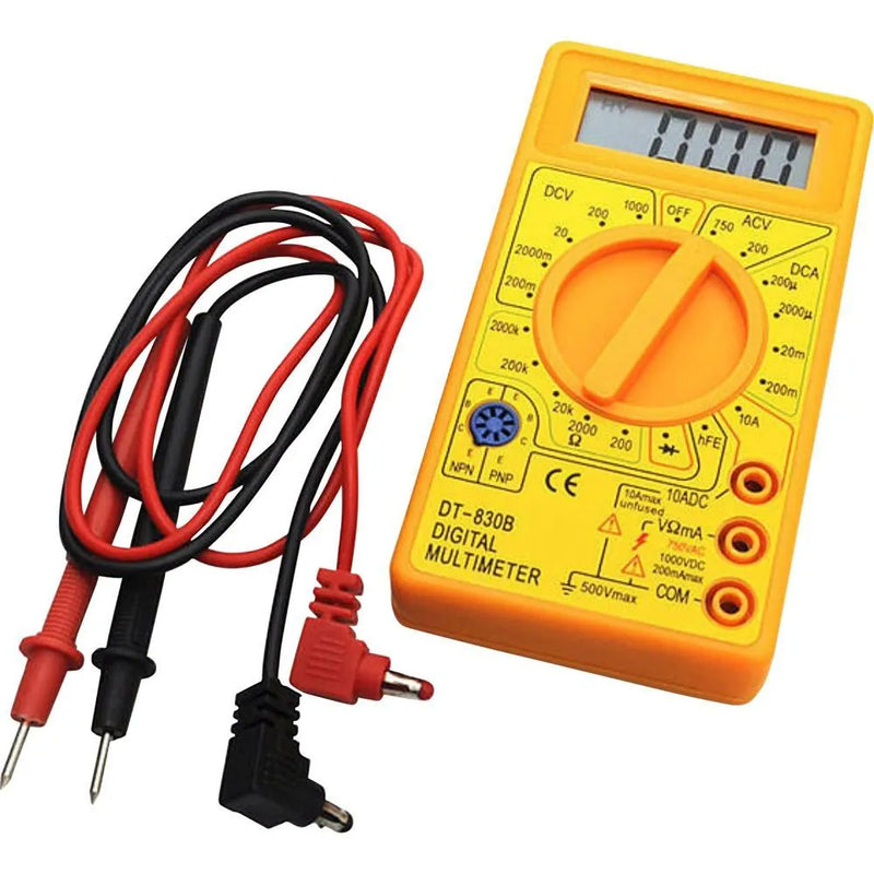 Dt-830 Dcv Dca Diode Digital Multimetro Acv With 9v Bateria