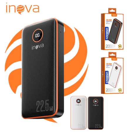 Inova power bank 20000 mah turbo 22.5W Carregador Portátil