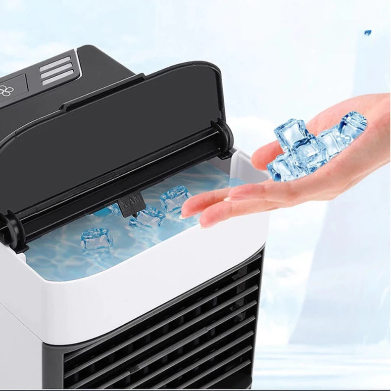 Mini Ar Condicionado Portátil Arctic Air Cooler Umidificador Climatizador Luz Led USB